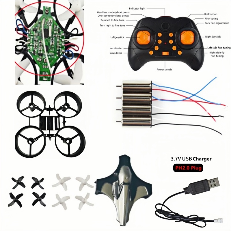 Rc Helicopter Tool Kit - Kit complet de drone DIY 2.4G