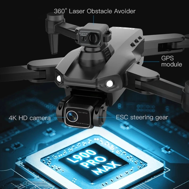 Drone GPS L900 Pro MAX 4K prof - Rc Helicopter Case avis et prix