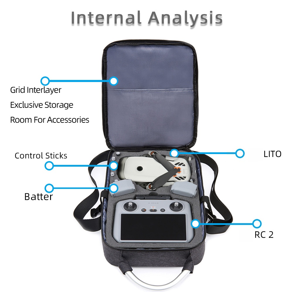 Sac organisateur pour DJI Lito - Rc Helicopter Bag avis et prix